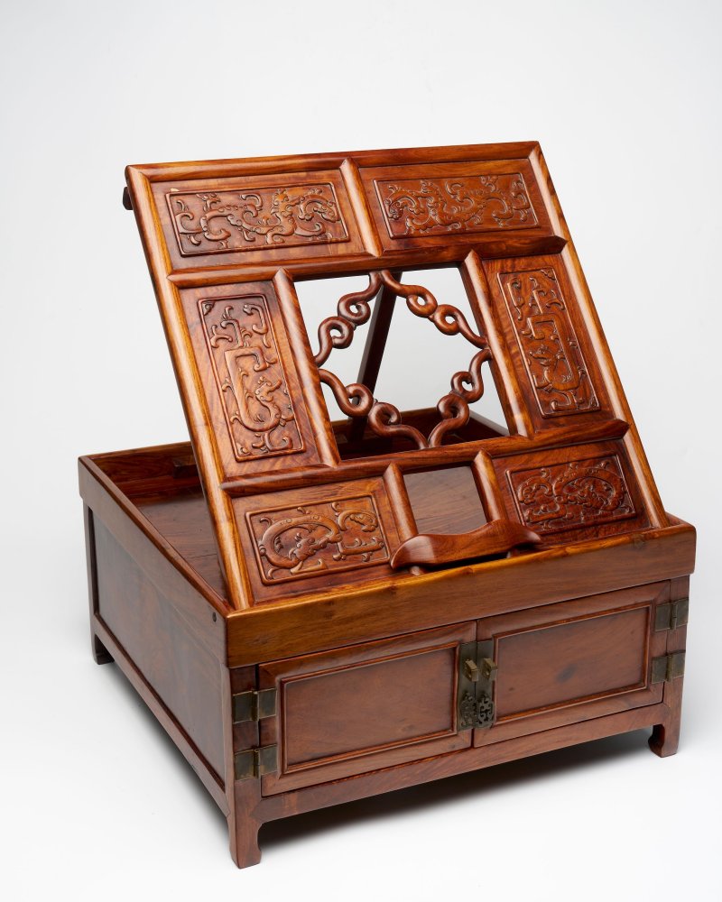 清 黃花梨折疊鏡臺 | A HUANGHUALI MIRROR STAND - 图2