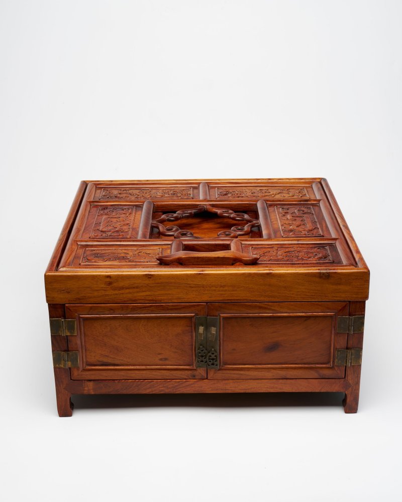 清 黃花梨折疊鏡臺 | A HUANGHUALI MIRROR STAND - 图6