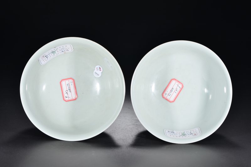 清光绪 青花云龙纹大碗（2件） - 图8