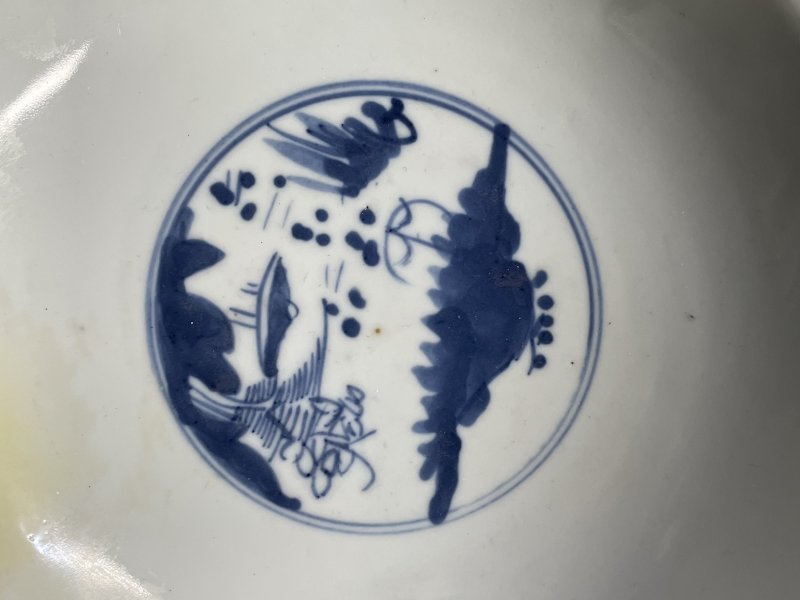 清 青花三星碗 - 图2