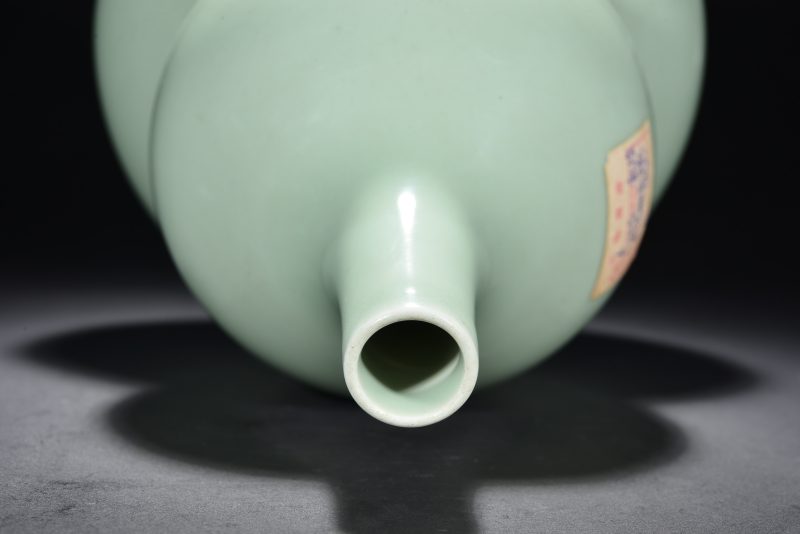 清 粉青釉葫芦瓶 - 图7