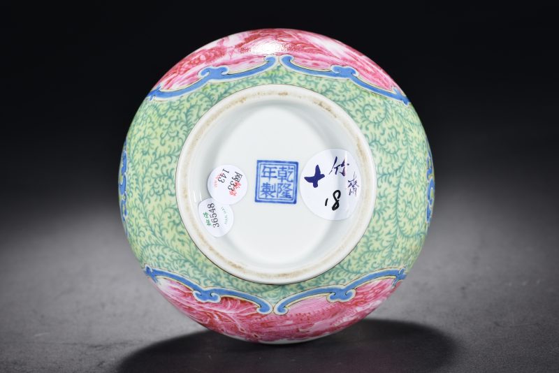 民国 料彩葫芦瓶 - 图5