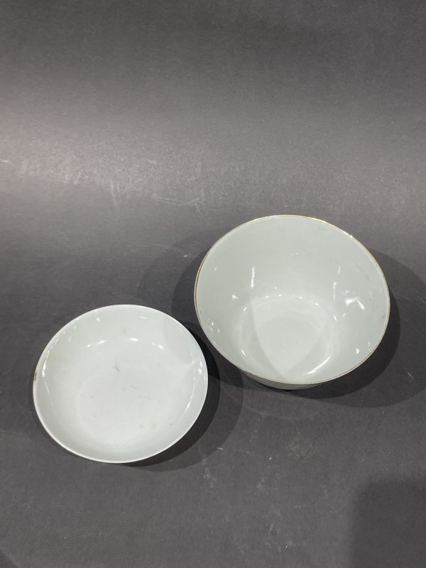 民国 粉彩芭彼花盖碗 - 图38