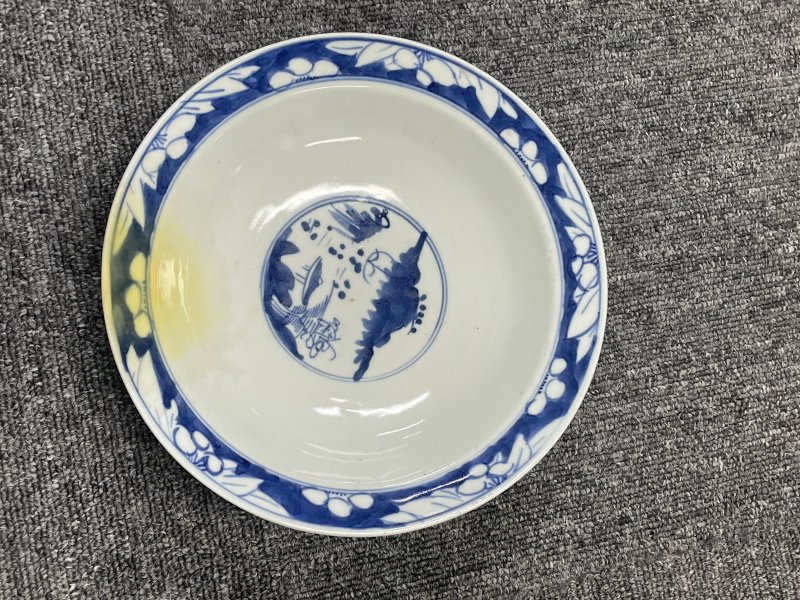 清 青花三星碗 - 图1