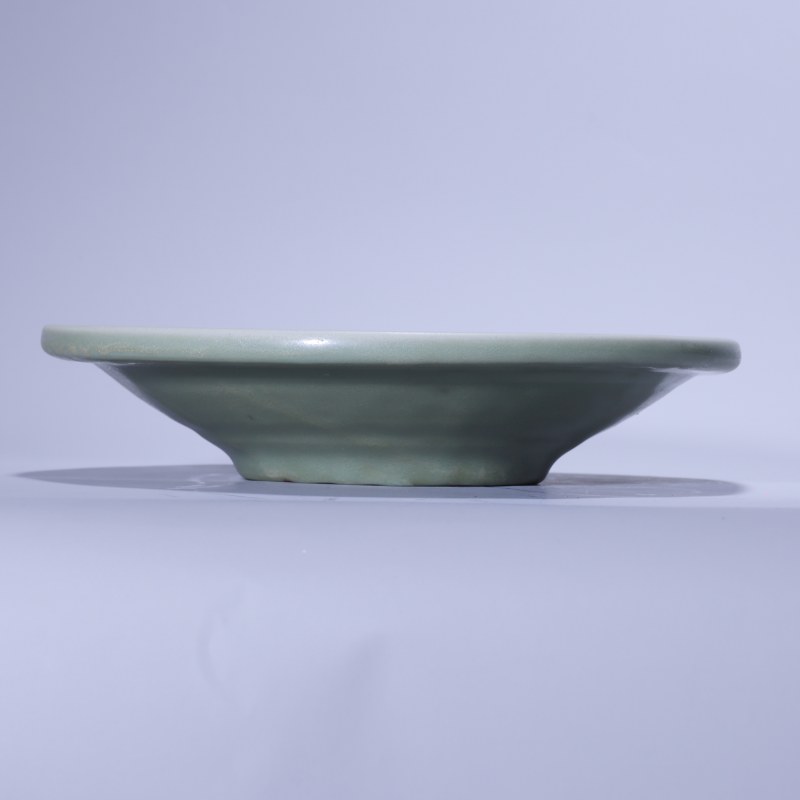 明代 龙泉窑青釉印花洗 - 图2