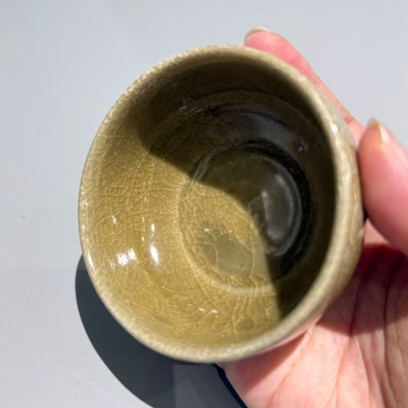 明代 青釉杯 - 图4