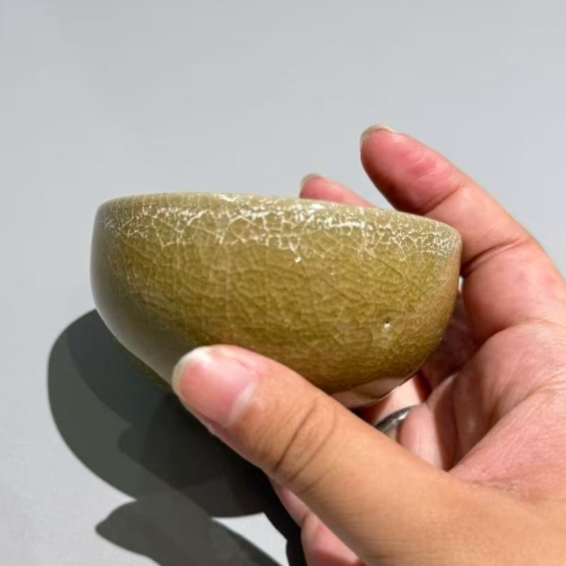 明代 青釉杯 - 图5