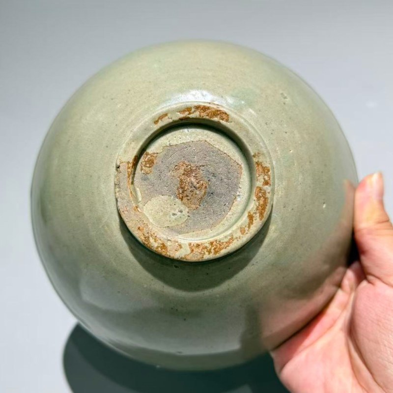 明代 龙泉窑青釉刻花碗 - 图7