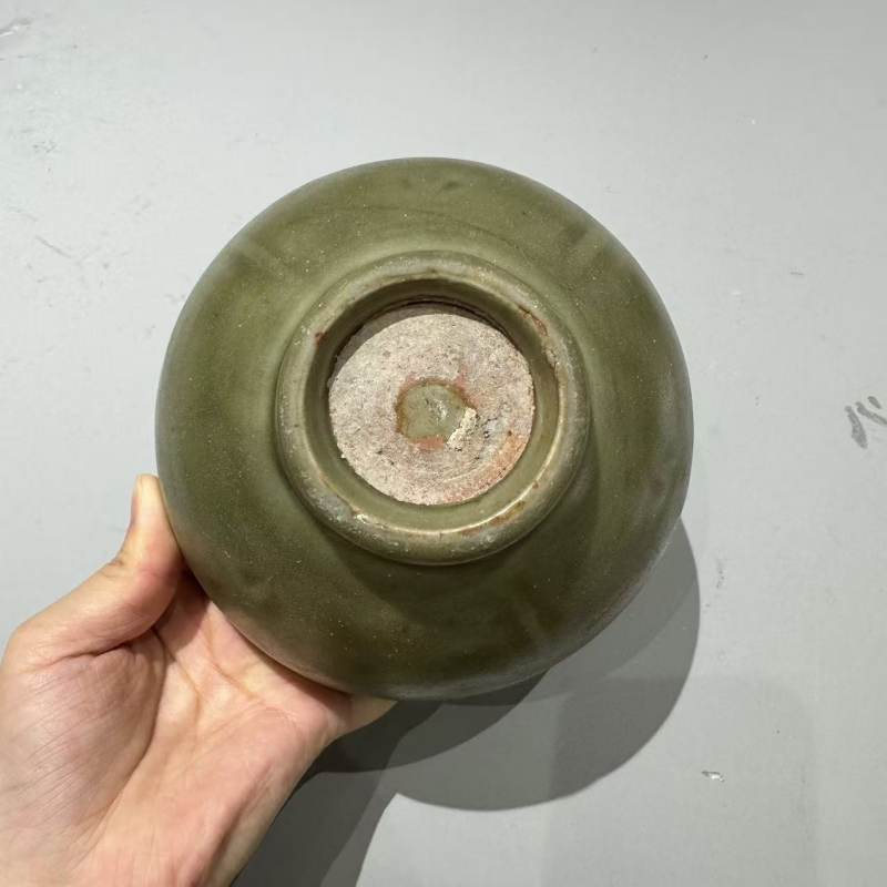 明代 龙泉青釉印花宫式碗 - 图8