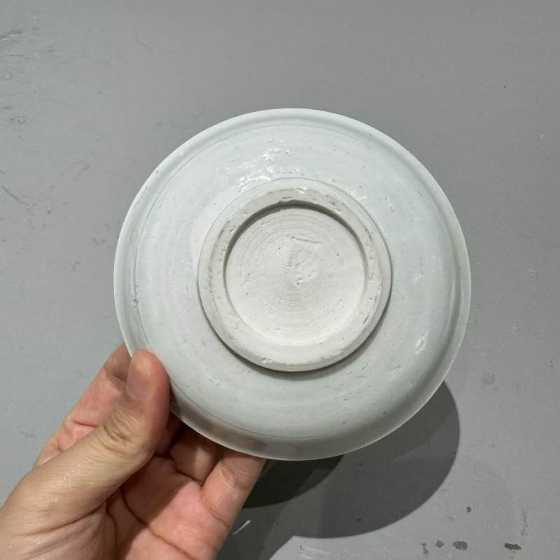 明代 青白釉刻花洗 - 图5