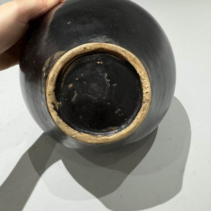 明代 黑釉嘟噜瓶 - 图7