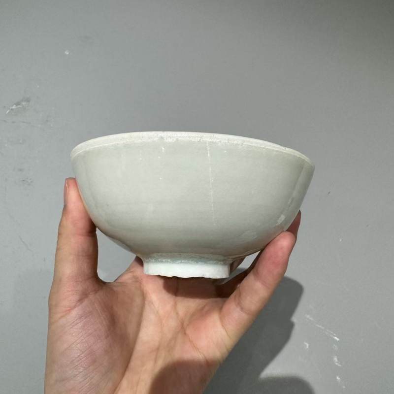 明代 青白釉刻花盏 - 图4