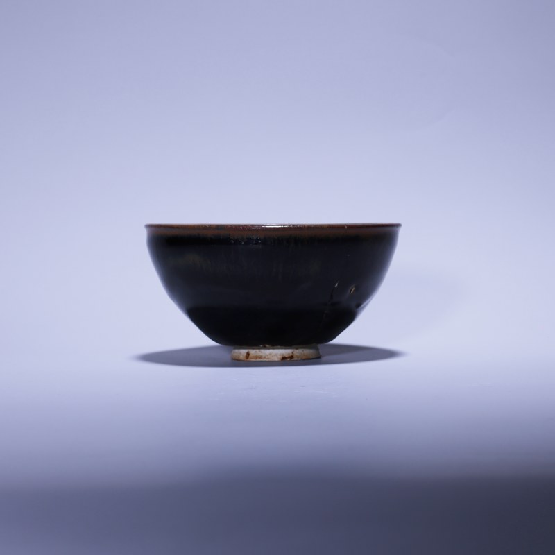 明代 黑釉兔毫盏 - 图2