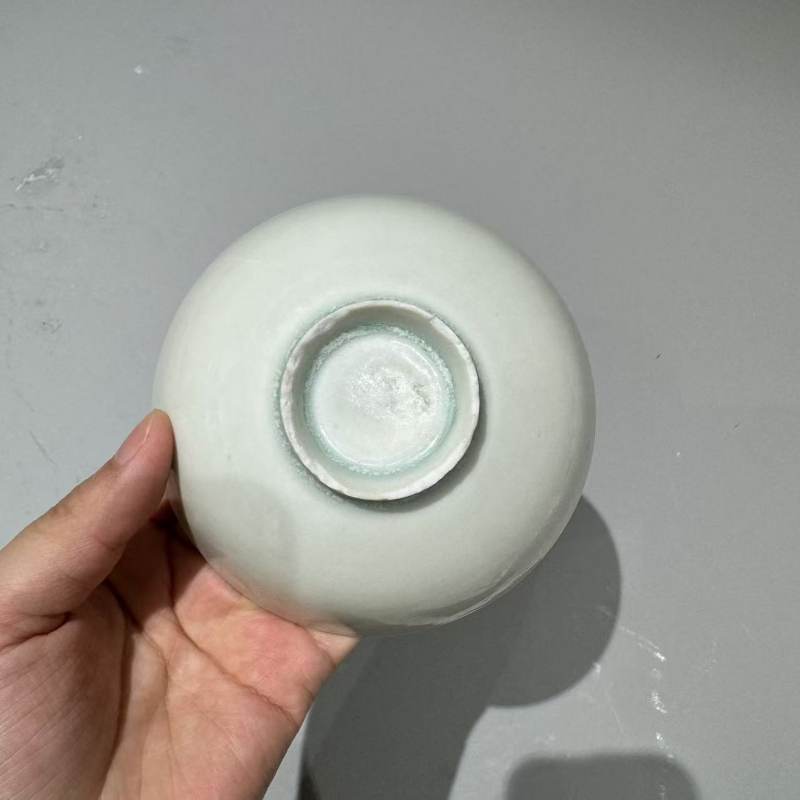 明代 青白釉刻花盏 - 图6