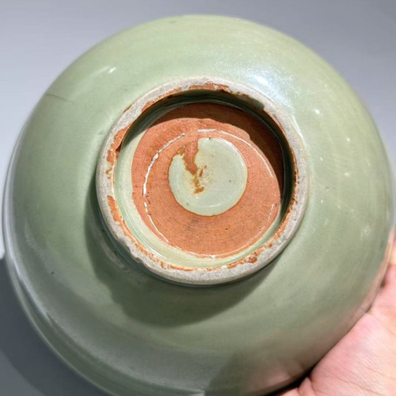 明代 龙泉窑青釉刻花碗 - 图7