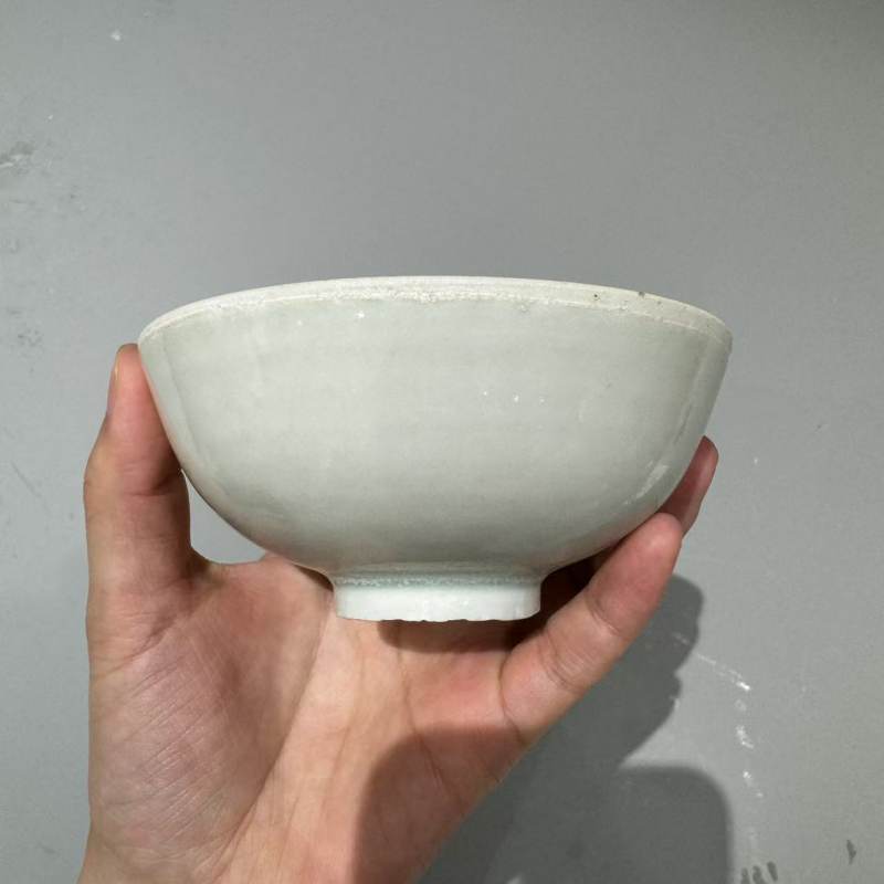 明代 青白釉刻花盏 - 图8