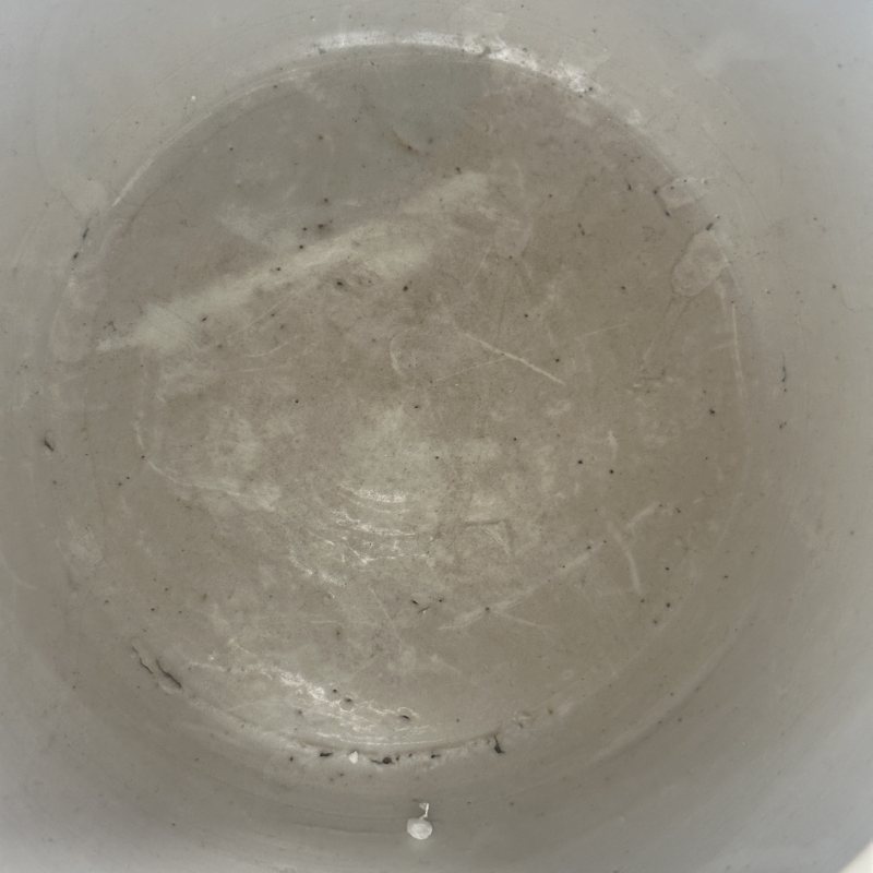清康熙 青花冰梅开光清供博古图罐 - 图6