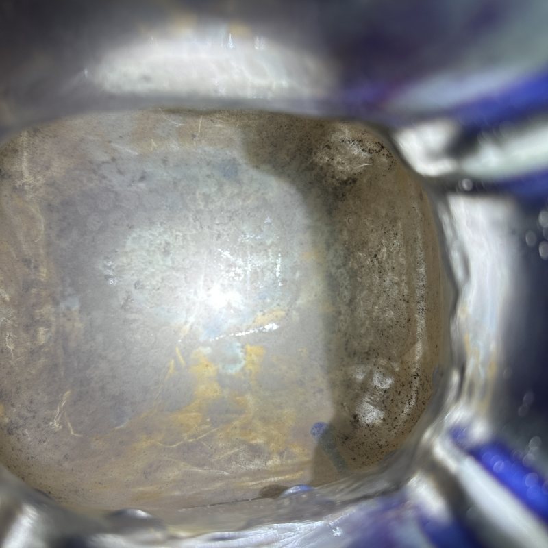 清光绪 钧红釉杏圆贯耳瓶 - 图7