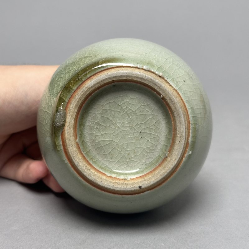 清中期 青釉葫芦瓶 - 图6