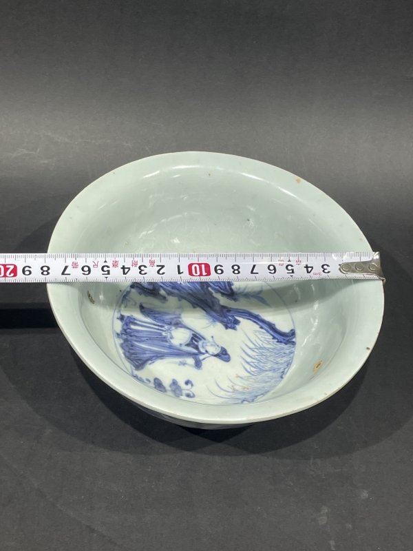 旧青花绘人物纹碗 - 图11
