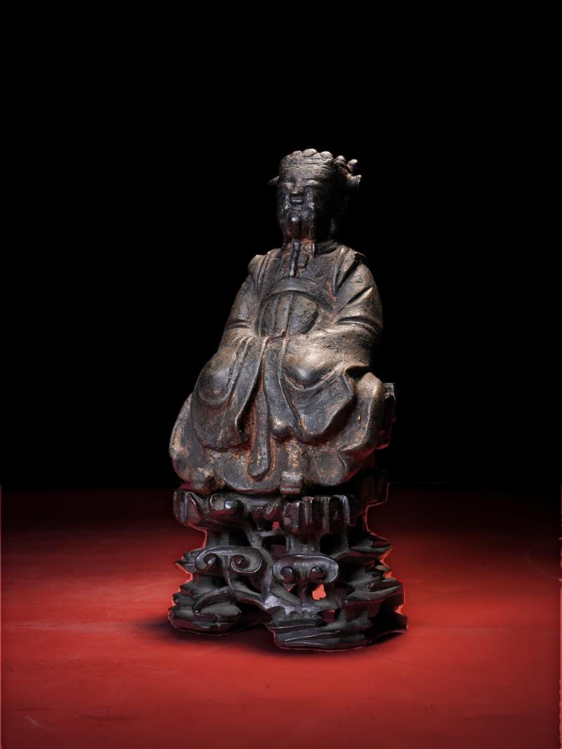 明代 铜文昌帝君像 - 图1
