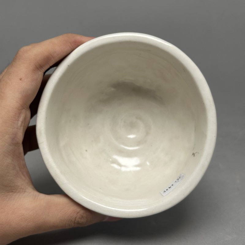 清中期 仿定白釉模印龙纹洗 - 图6