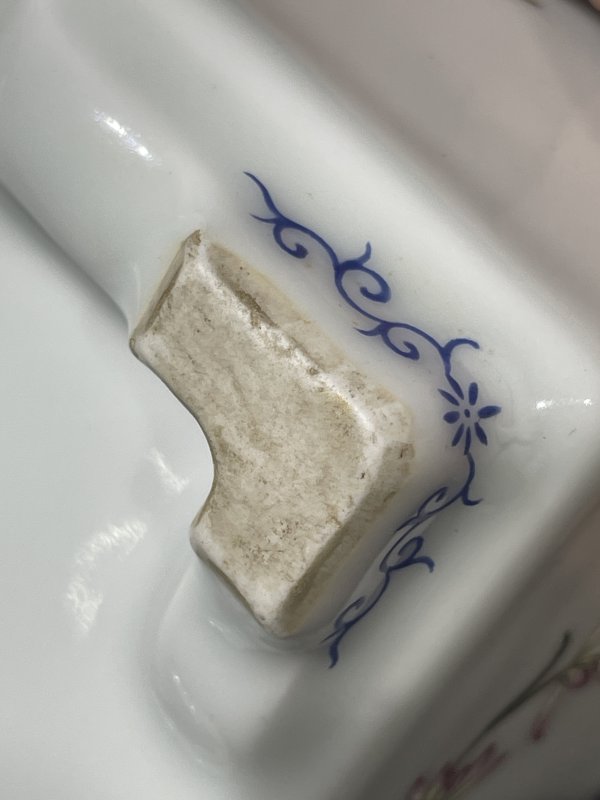 民国粉彩花卉水仙盆 - 图8