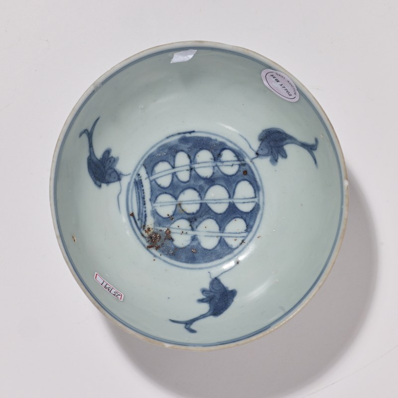 明 青花缠枝花卉纹碗 - 图4