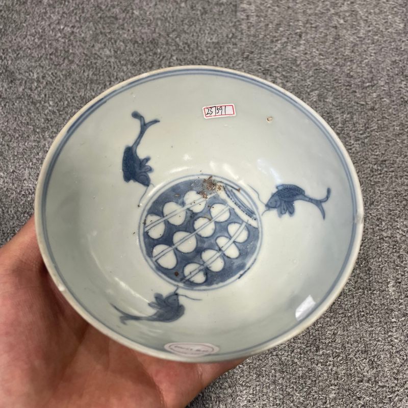 明 青花缠枝花卉纹碗 - 图6