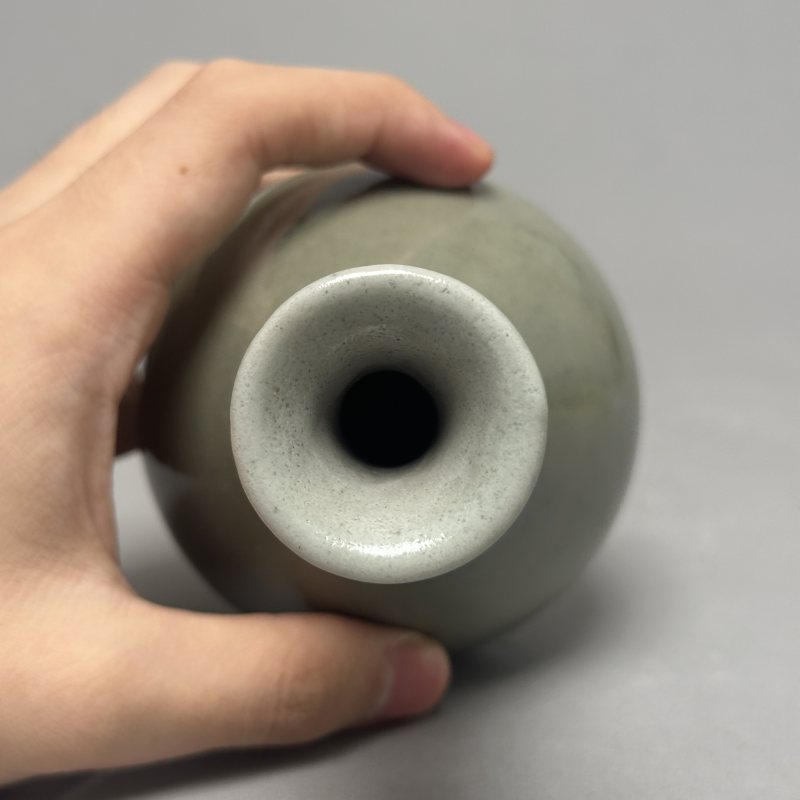 清晚期 青釉玉壶春瓶 - 图5