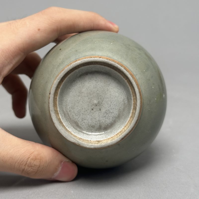 清晚期 青釉玉壶春瓶 - 图6