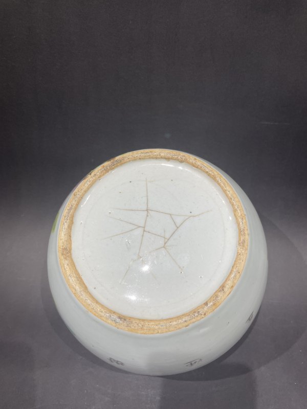 清粉彩花鸟纹罐 - 图6