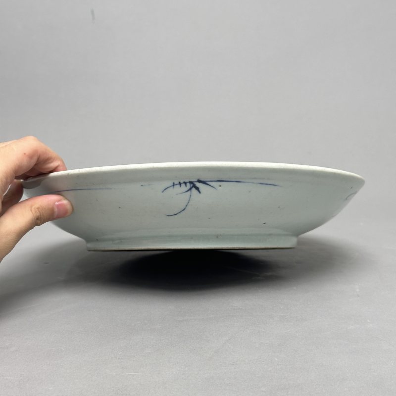 清中期 青花福禄盘 - 图6