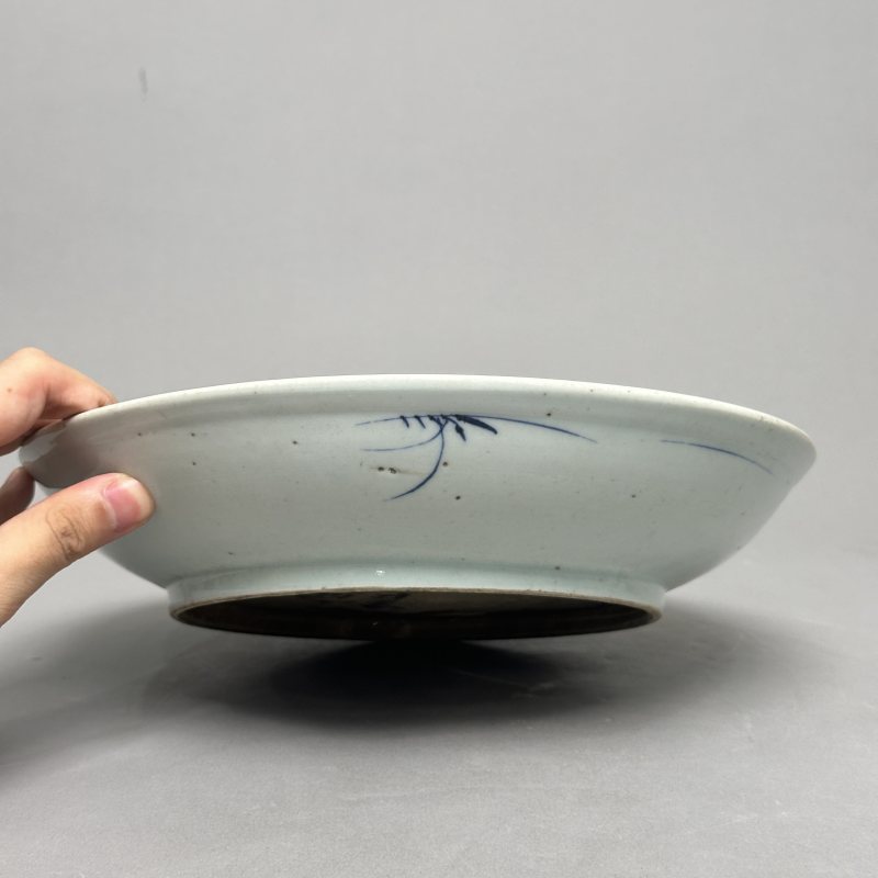 清中期 青花福禄盘 - 图8