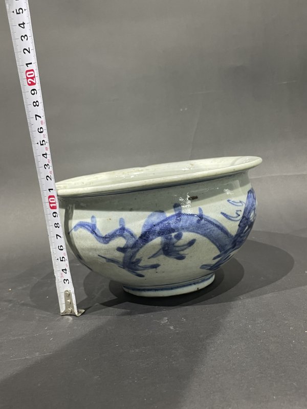 清青花龙纹炉 - 图9
