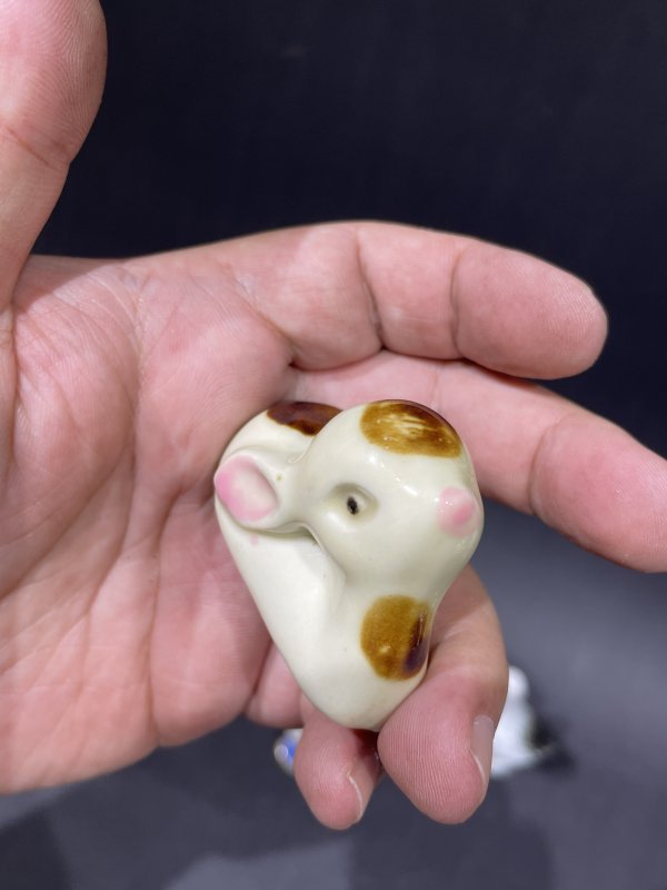 解放后瓷塑摆件一组 - 图3