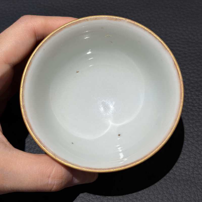 清中期 粉彩茶圆一组十只 - 图8
