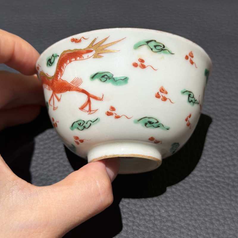 清中期 粉彩茶圆一组十只 - 图11