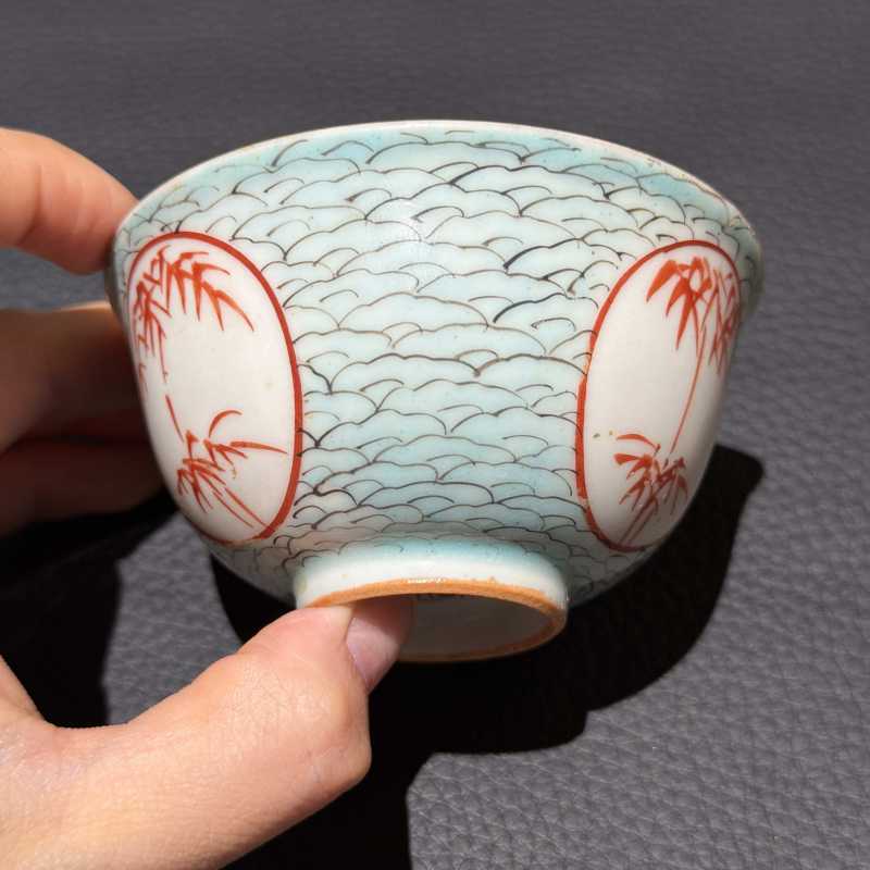 清中期 粉彩茶圆一组十只 - 图48