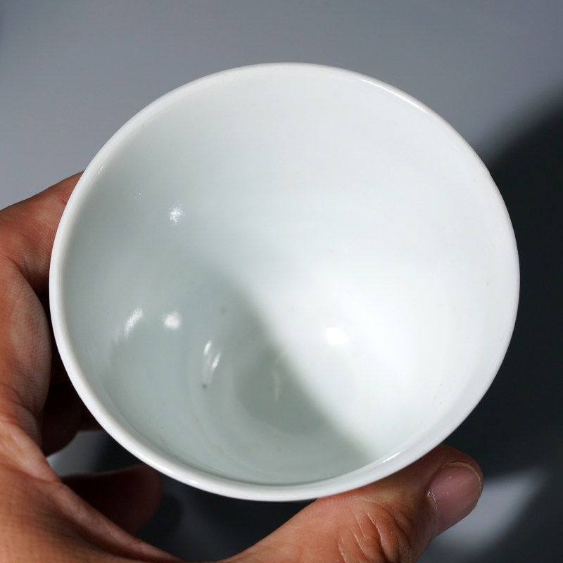 清光绪 青花缠枝莲纹铃铛杯一对 - 图10