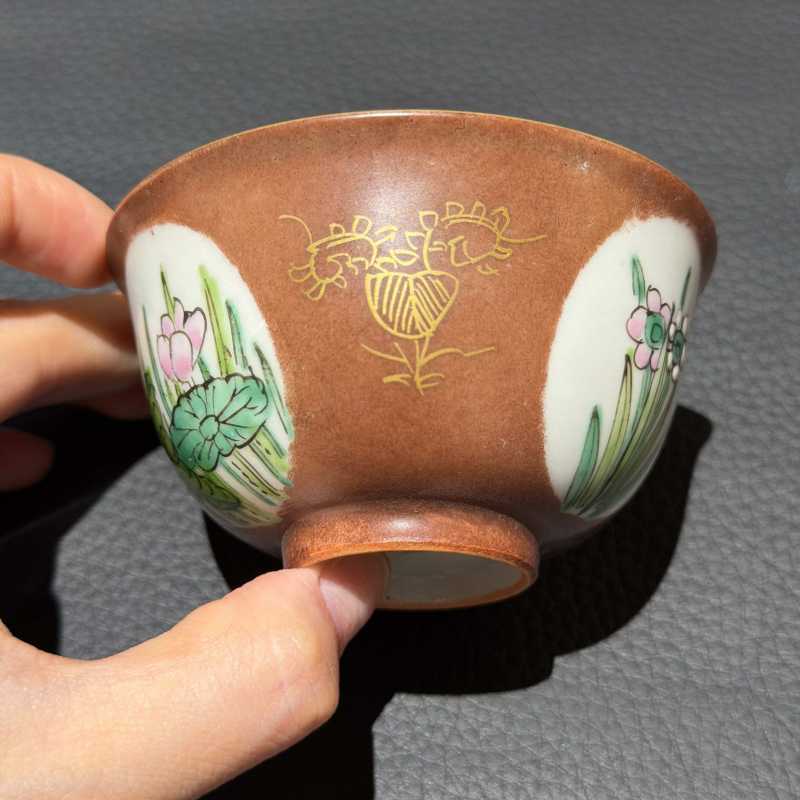 清中期 粉彩茶圆一组十只 - 图30