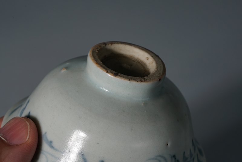 元 青花缠枝菊寿字纹杯 - 图16
