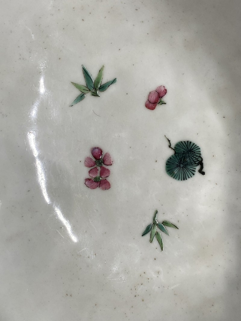 清道光 粉彩十二花神海棠碗 - 图7