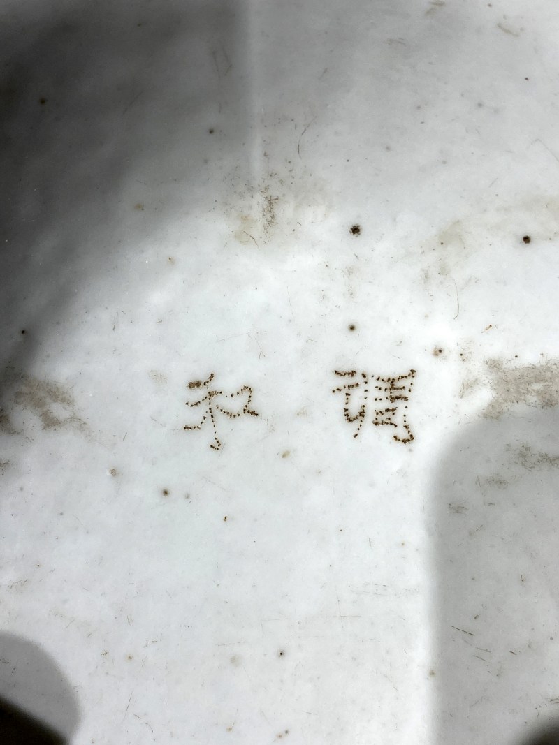 清道光 粉彩折枝花卉草虫纹海棠碗 - 图17