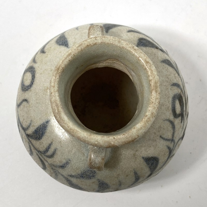 元  青花卷草纹双系小罐 - 图6