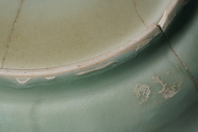 明早期 翠青葵口盘 - 图49