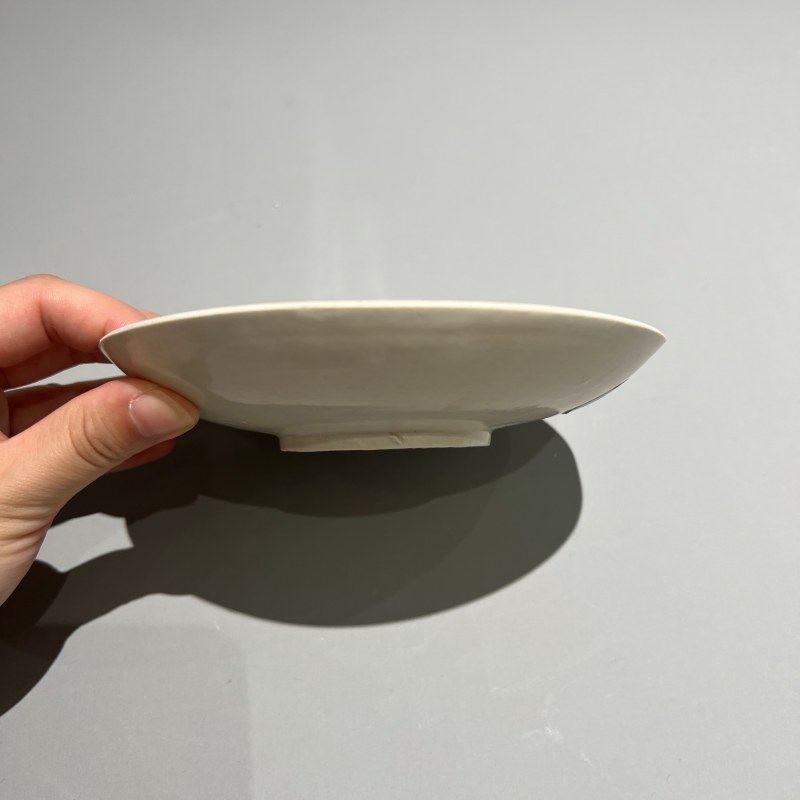 明代 白釉盘 - 图4