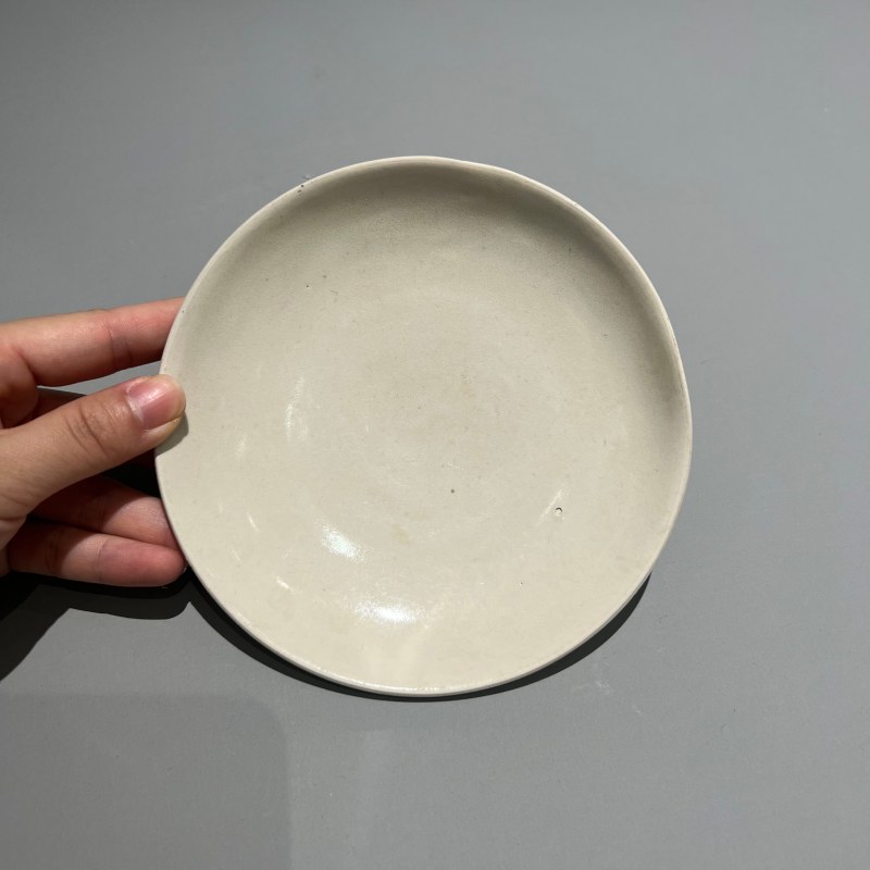 明代 白釉盘 - 图5