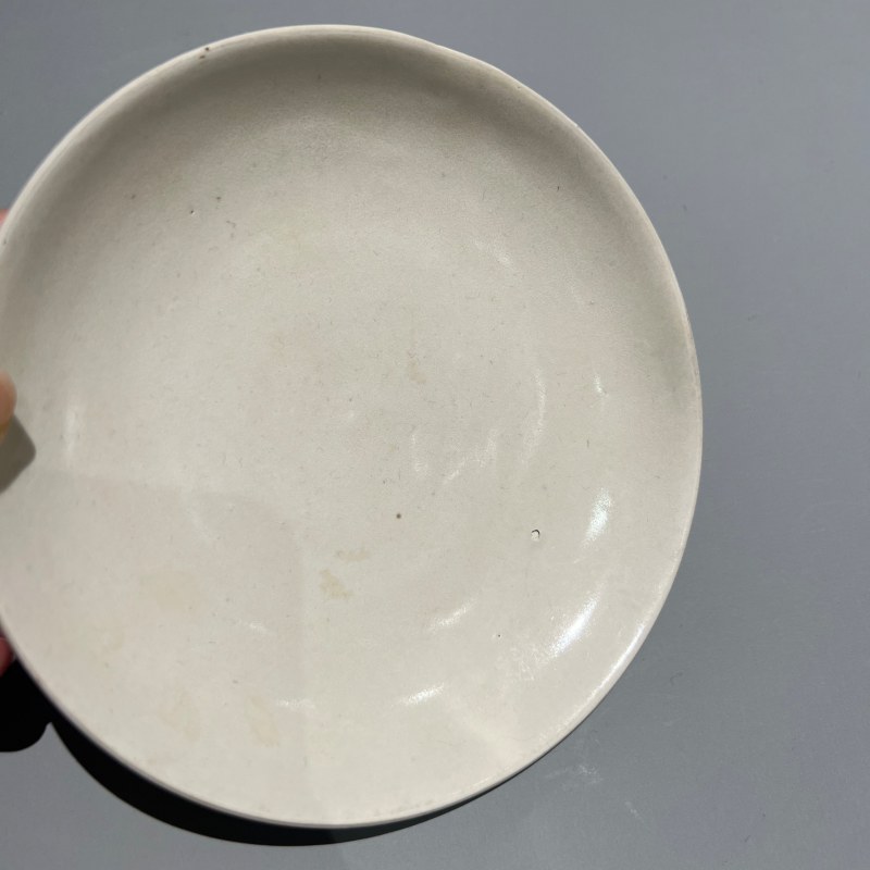 明代 白釉盘 - 图6