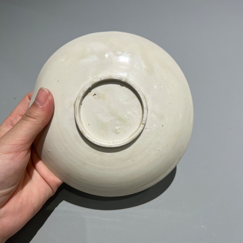 明代 白釉盘 - 图7